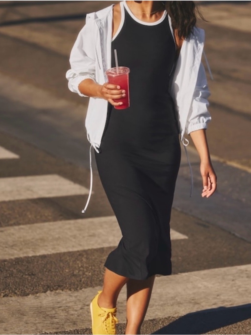 Athleta Signature Rib Maxi Dress